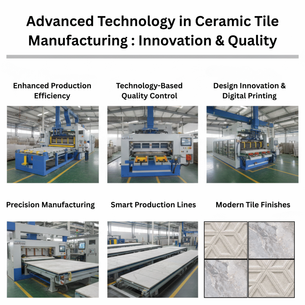 How Advanced Technology is Redefining Ceramic Tile Manufacturing in India 2 enhancing production