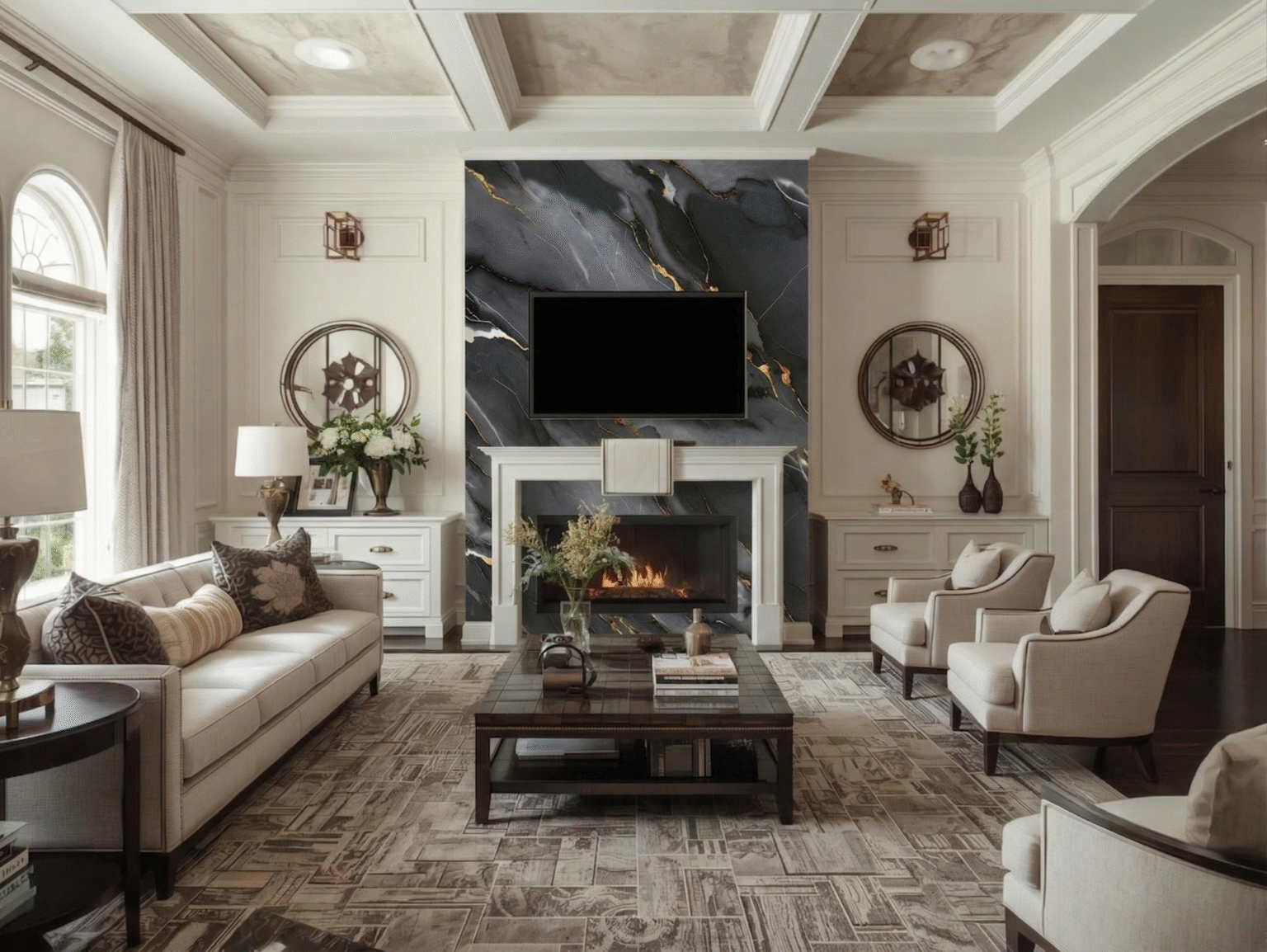 decorative ceramic wall tiles for living room